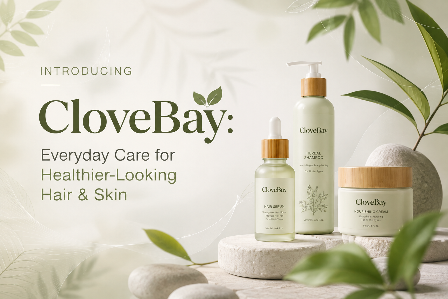 Introducing CloveBay: Everyday Care for Healthier-Looking Hair & Skin